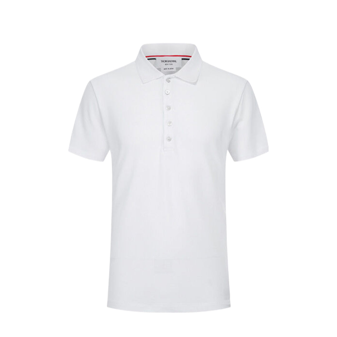 Thom BrowneCotton POLO Shirt