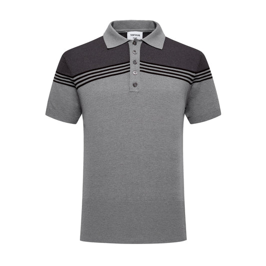 Thom BrowneGrey POLO Shirt