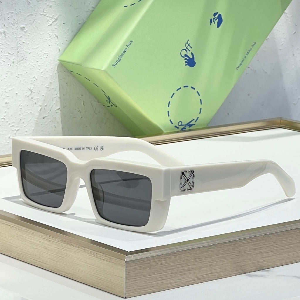 OFF-WHITE Signature Arrow Logo Sunglasses - Classic Acetate Frame (9 Styles)
