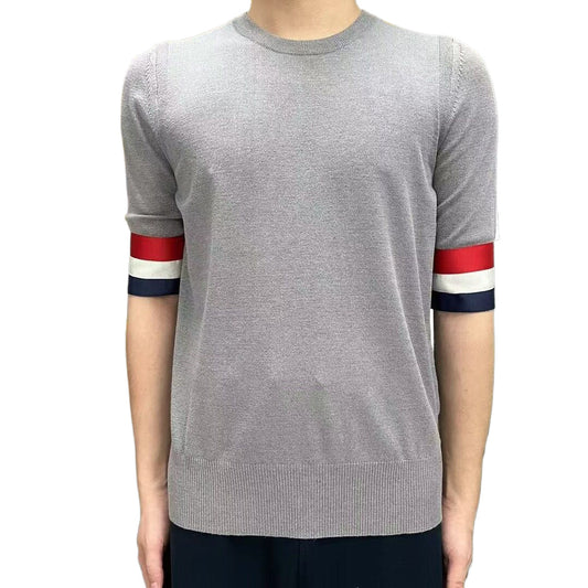 Thom BrowneMen's Knitted Polo Shirt | 4-Bar Detail | Heritage Grosgrain Trim
