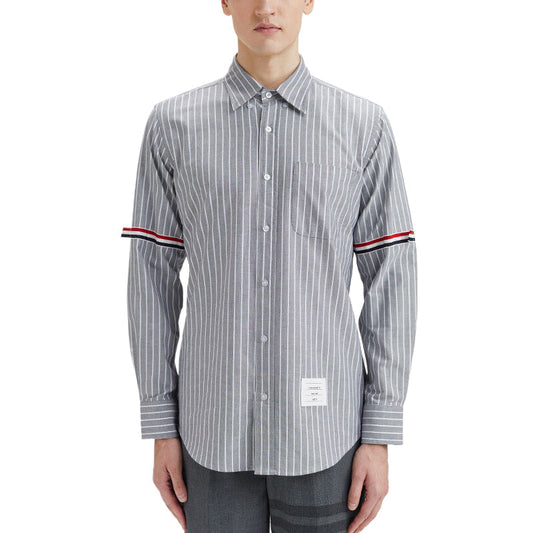 Thom BrowneClassic 4-Bar Oxford Elastic Shirt