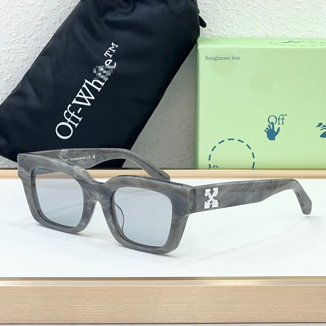 OFF-WHITESignature Arrow Logo Sunglasses - Compact Acetate Frame (9 Styles)