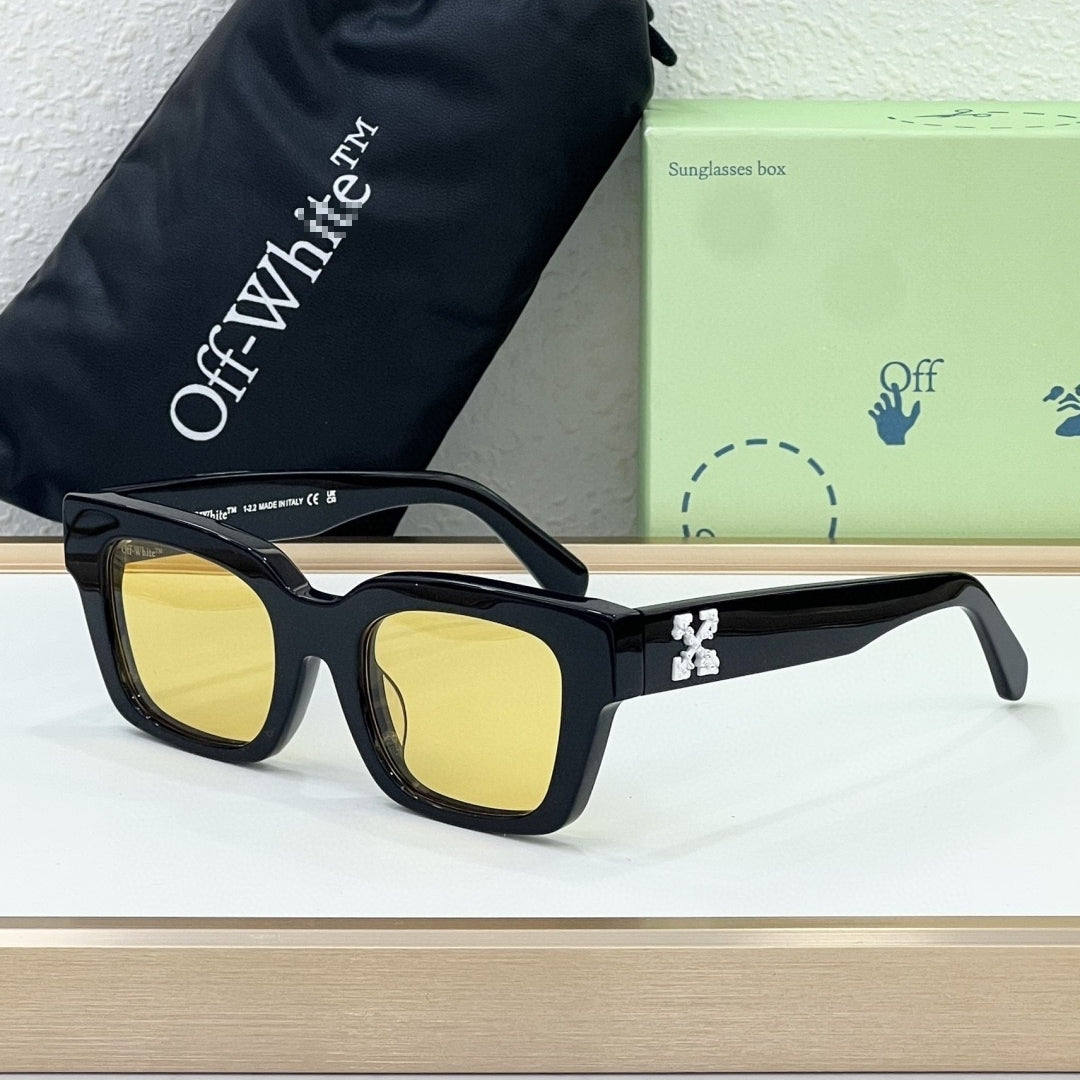 OFF-WHITESignature Arrow Logo Sunglasses - Compact Acetate Frame (10 Styles)