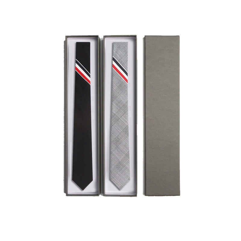 Thom BrowneMen's 4-Bar Oxford Elastic Tie - 2026 Collection