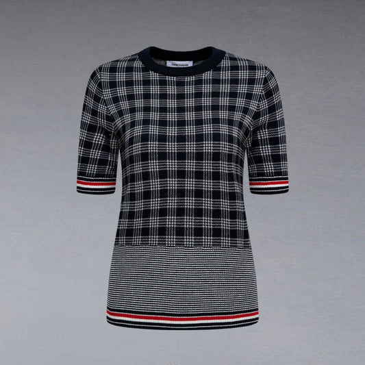 women Plaid T-shirt