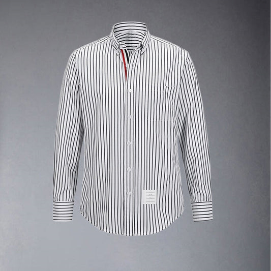 2025 striped business shirt