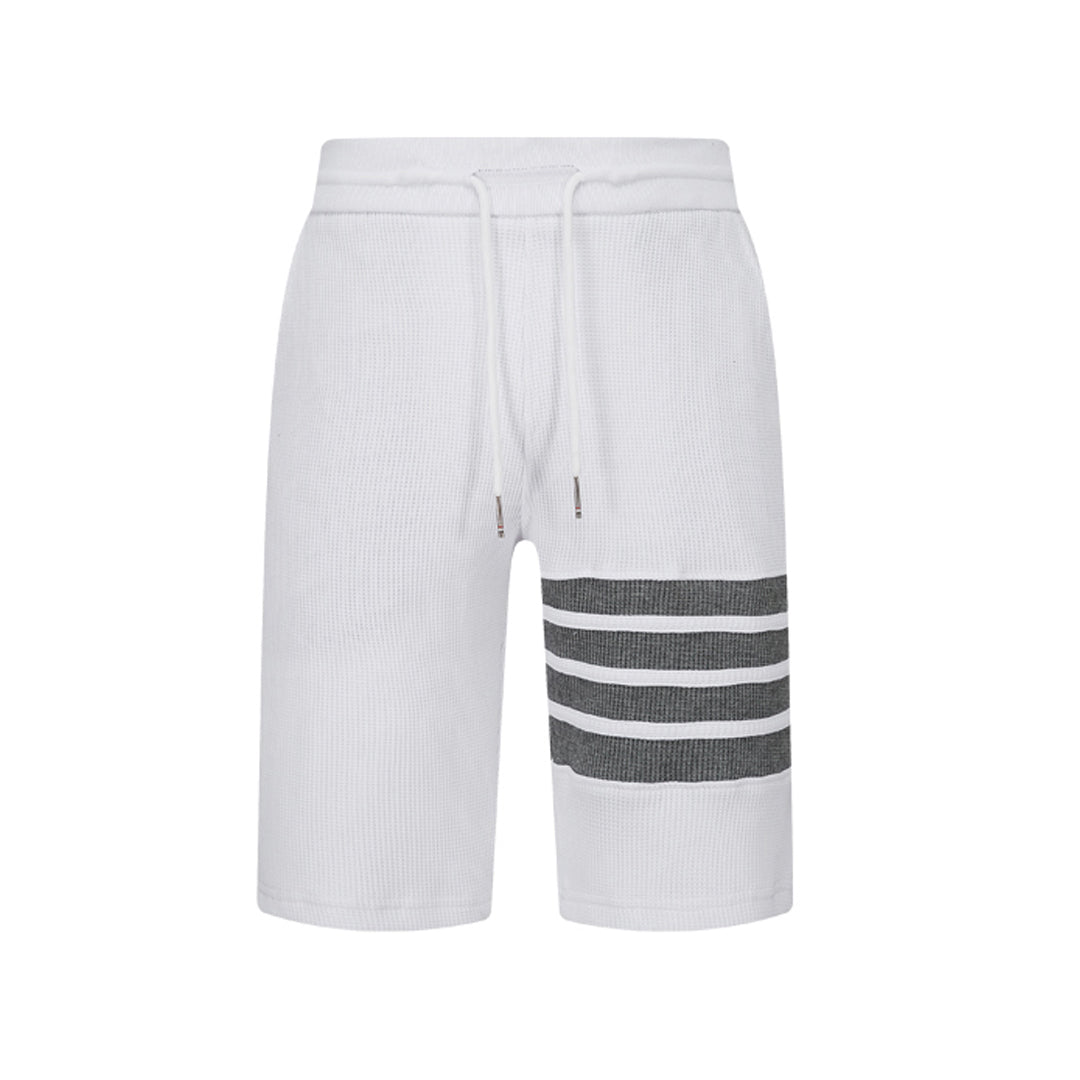Thom BrowneMen's Sports Shorts - 100% Cotton Made in Japan with 4-Bar Detail