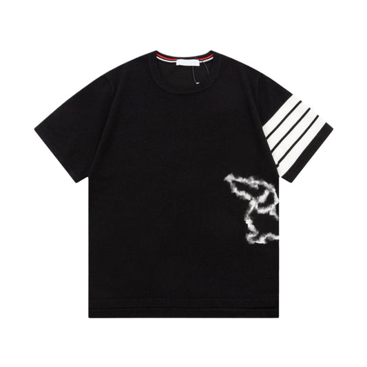 Thom BrowneMen's Cotton Polo Shirt | 4-Bar Detail | Signature Grosgrain Trim