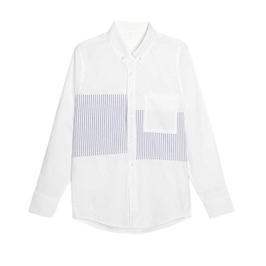 Thom BrowneMen's Oxford Elastic Business Shirt - Premium Cotton Dress Shirt