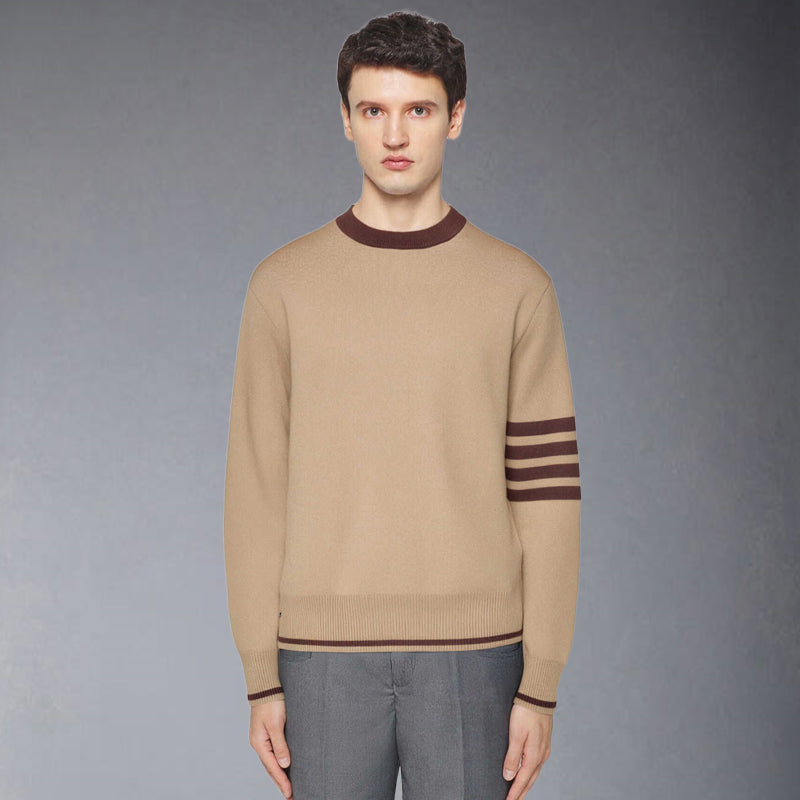 Thom BrowneClassic V-Neck Knitted Cardigan Sweater