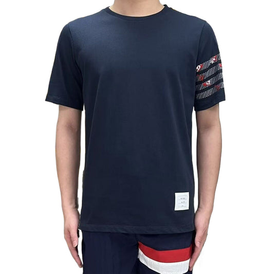 Men's Cotton Polo Shirt | 4-Bar Detail | Signature Grosgrain Trim