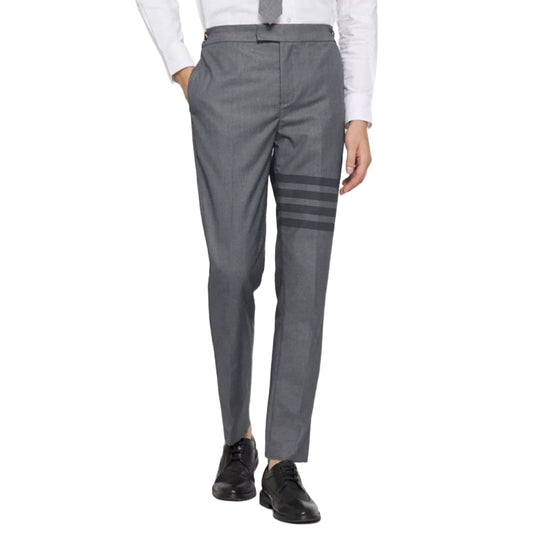Thom BrowneMen's Business Trousers - 50% Wool Premium Dress Pants