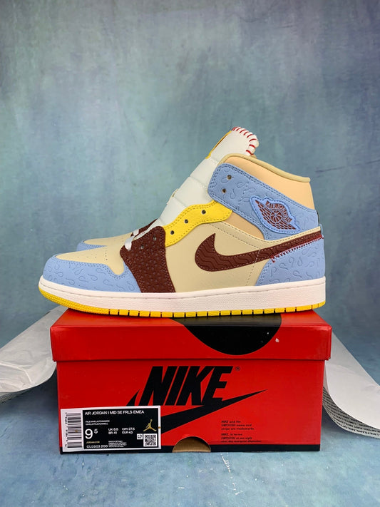 Air Jordan 1 Mid-Top Sneakers (Men's & Women's)