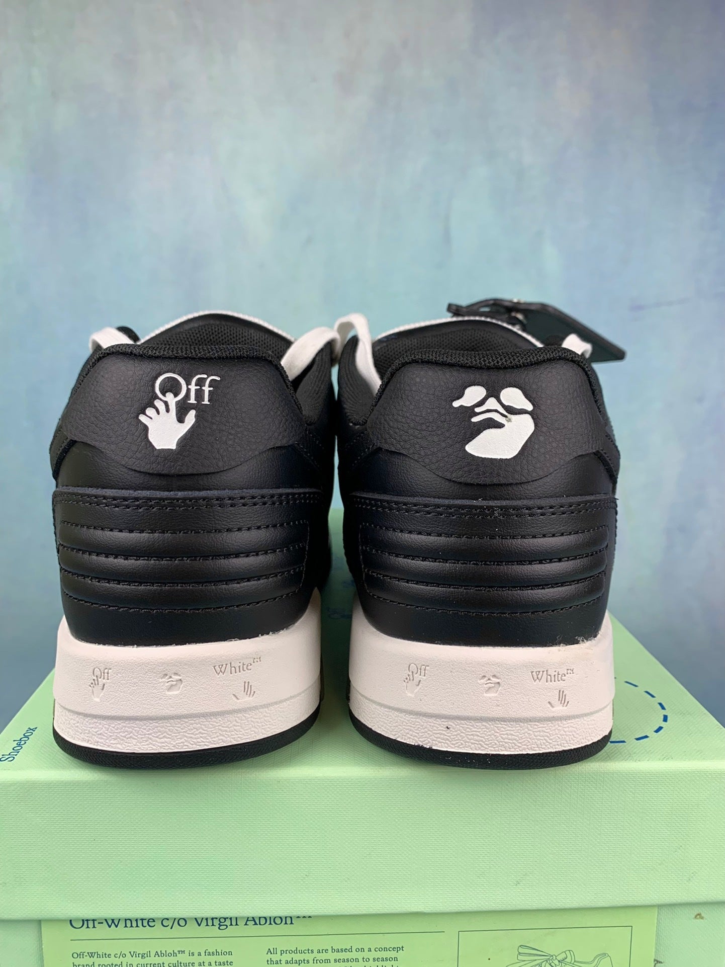 Off-White White and Black Sneakers