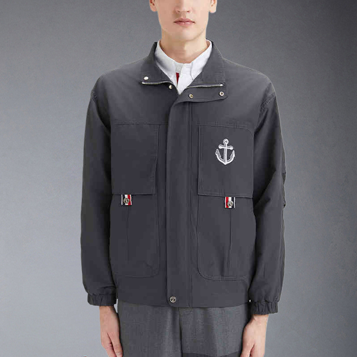 Anchor embroidery Jacket
