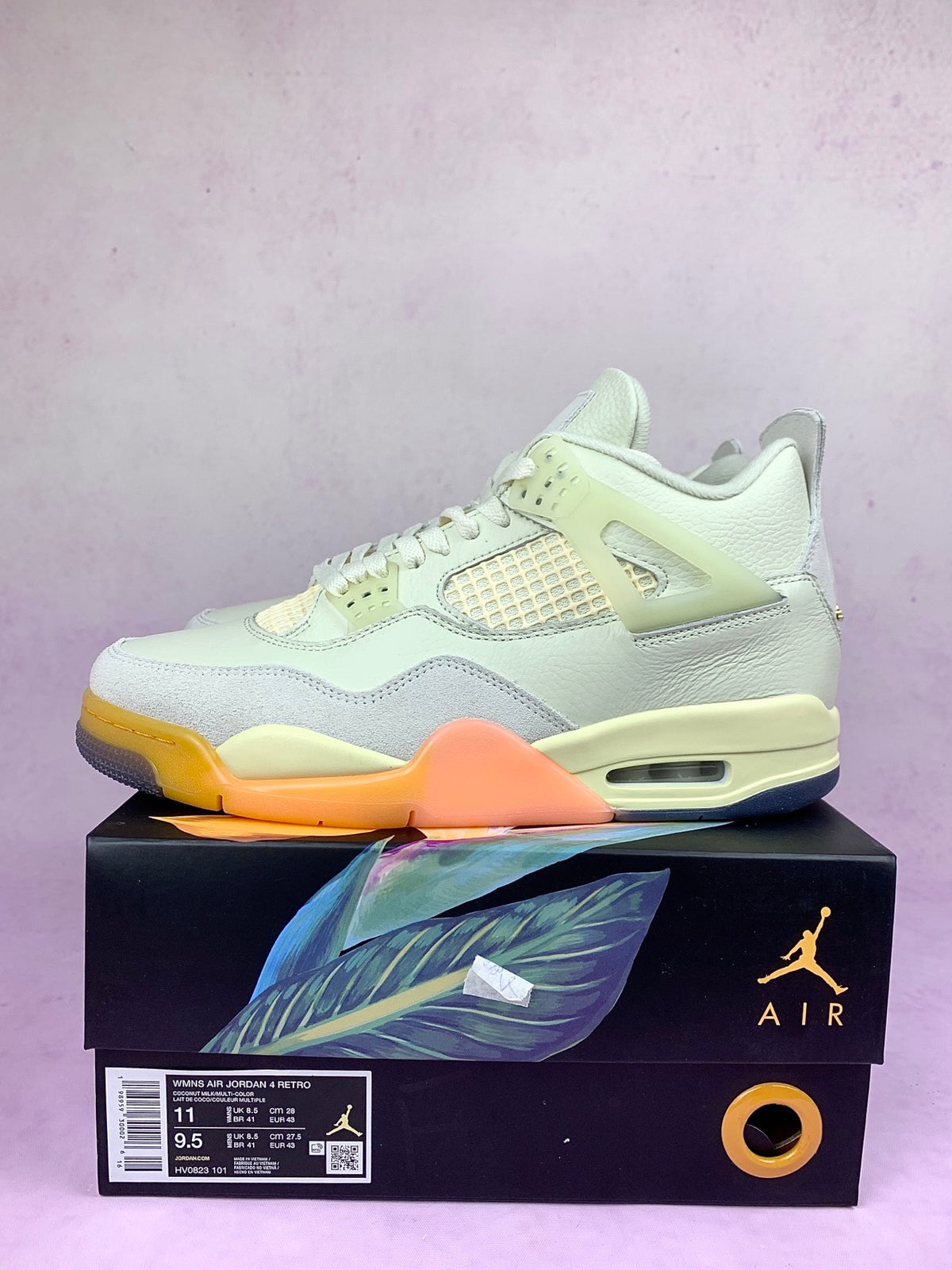 Air Jordan 4 Retro AJ4 "Birds of Paradise"