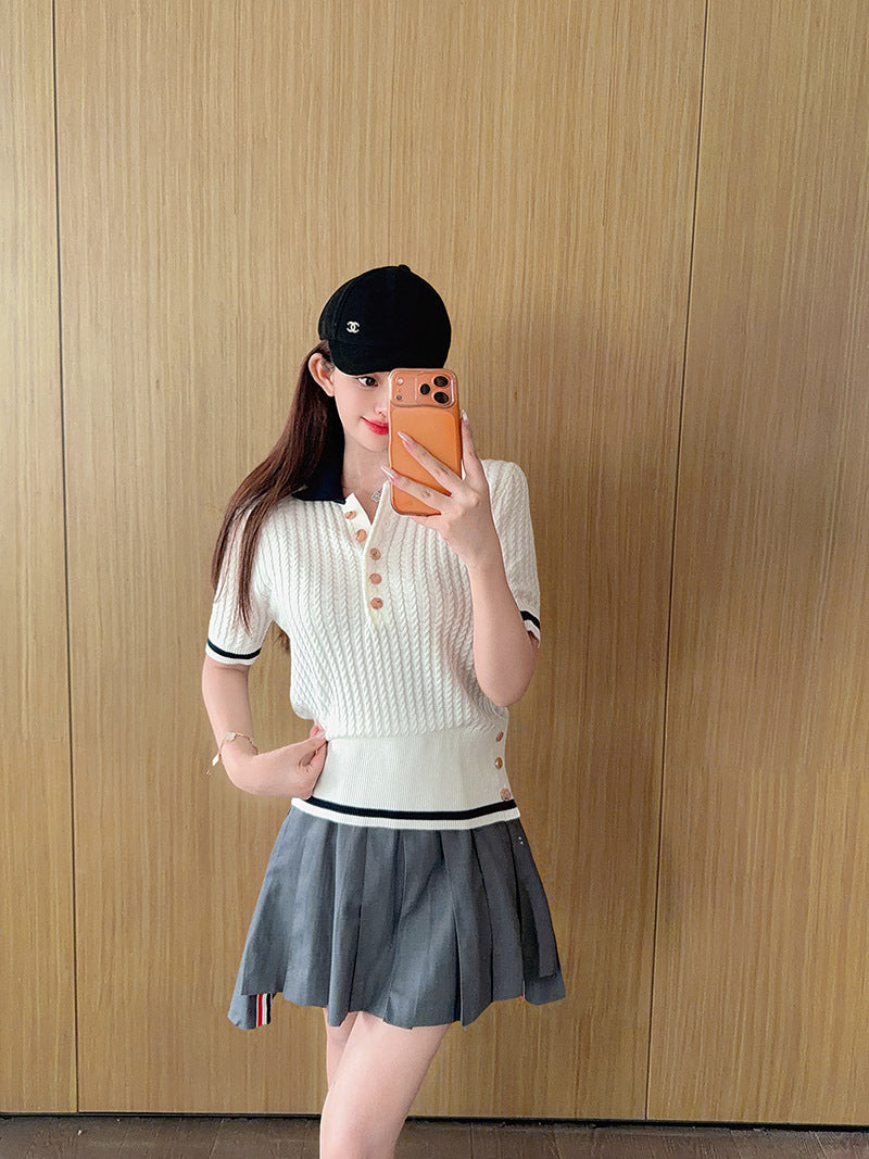 Thom Browne New Knitted T-Shirt