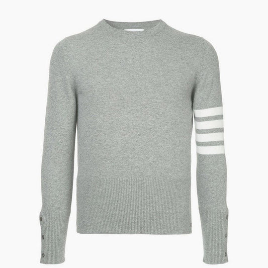 Thom BrowneMerino Wool Crew Neck Pullover Sweater