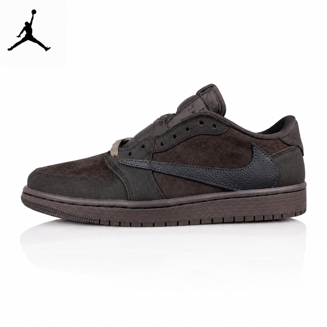 Air Jordan 1 Low "Velvet Brown" Black-Brown DM7866-202