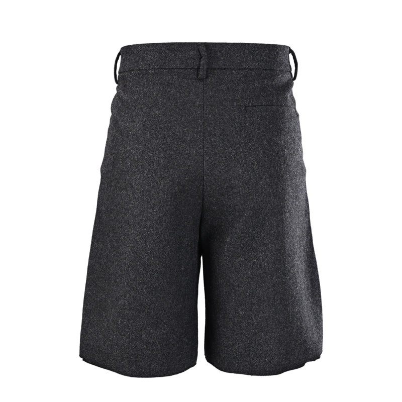 LOEWE Semi-Embroidered Flannel Shorts