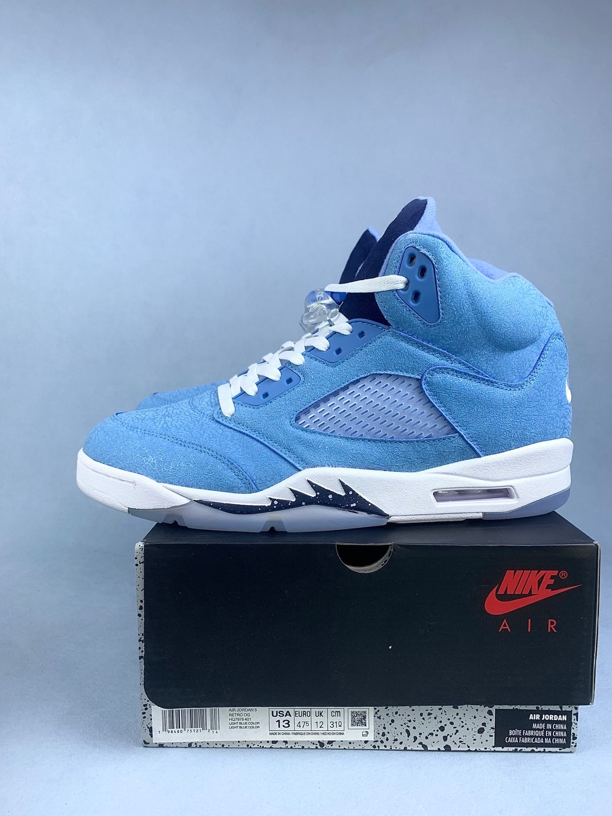 Air Jordan 5 Retro 'UNC University Blue'