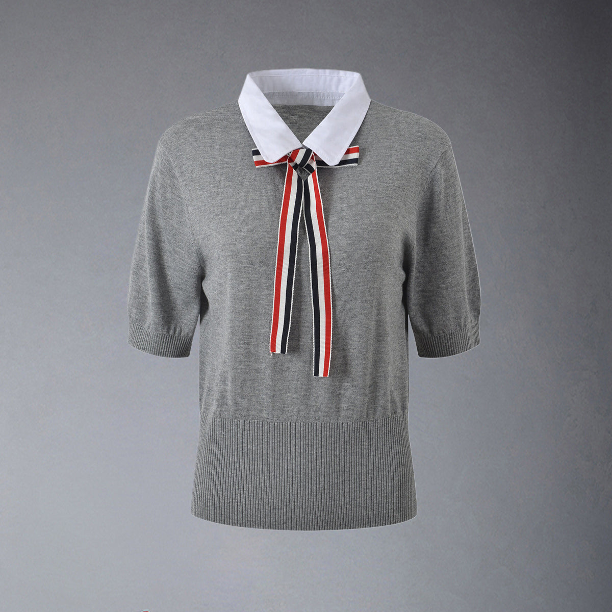 Women Ribbon POLO shirt