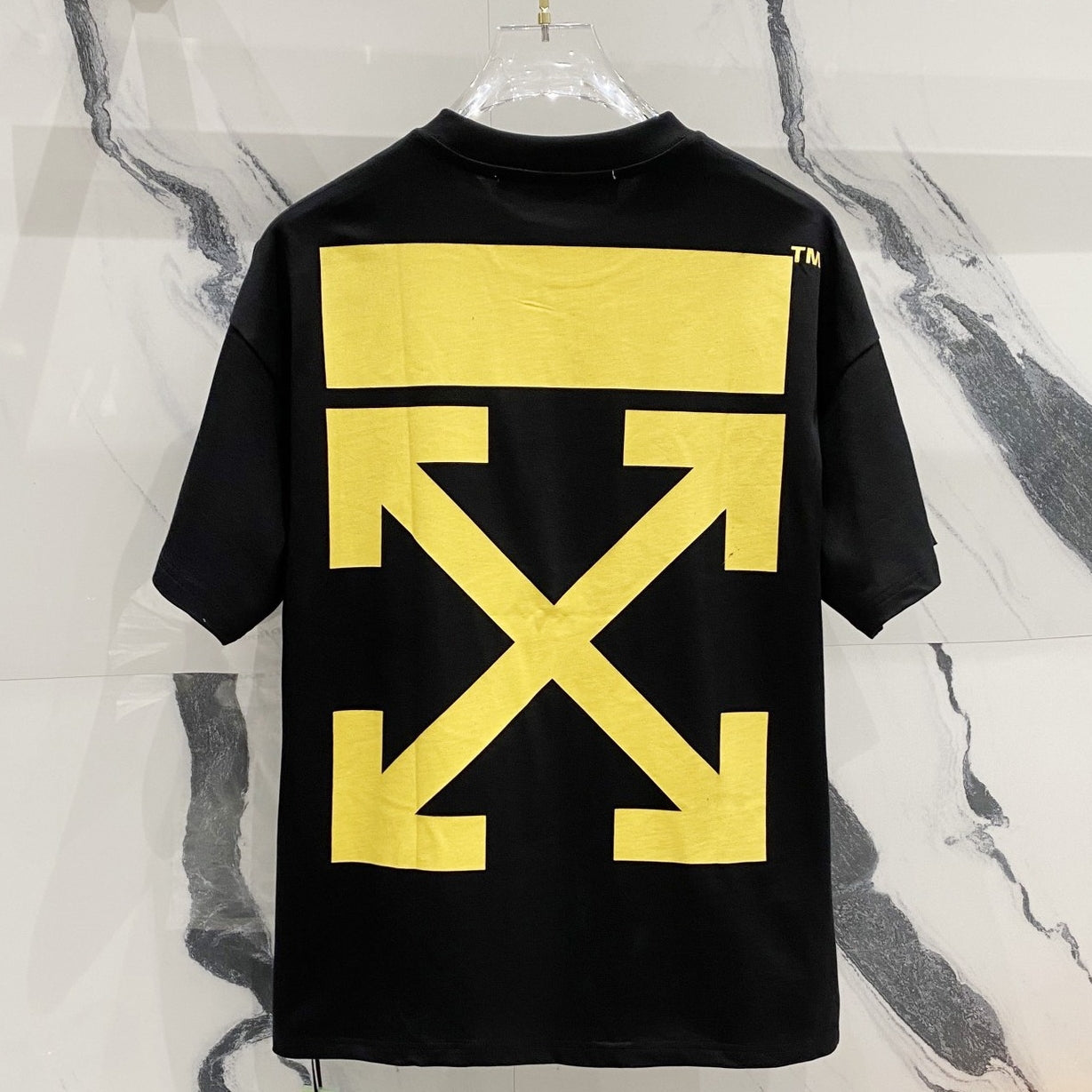 OFF-WHITEArrow Logo Cotton T-Shirt - Vibrant Color Collection