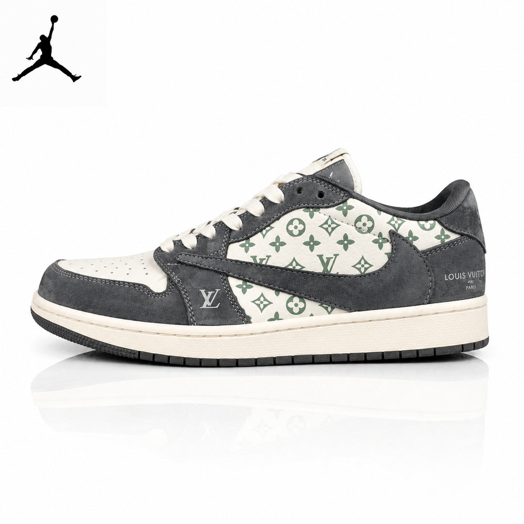 Air Jordan 1 Low LV Collaboration White/Grey SJ2068-261