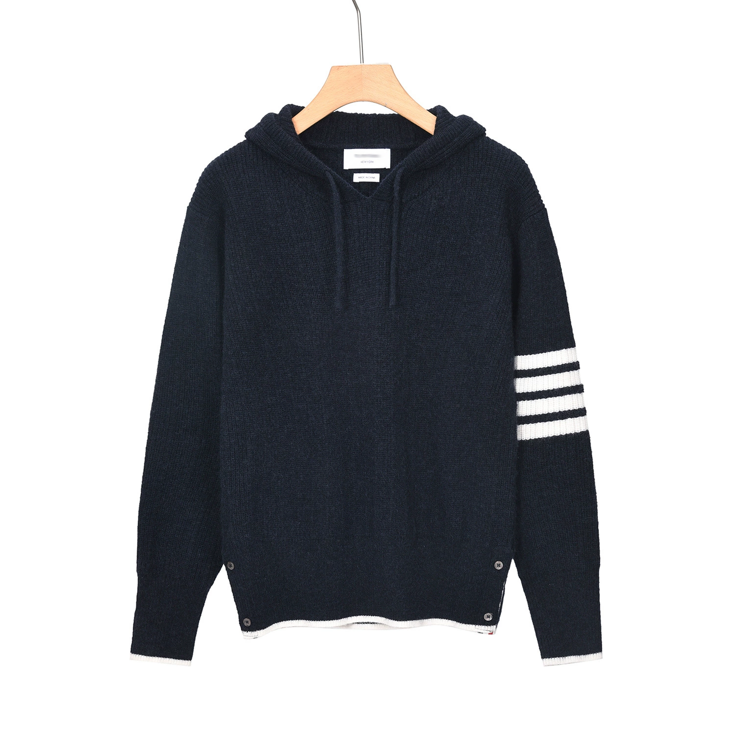 Thom BrowneClassic V-Neck Knitted Cardigan Sweater