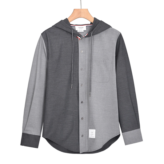 Wool Hooded Jacket | 2-Way Zip Closure | Premium Warmth