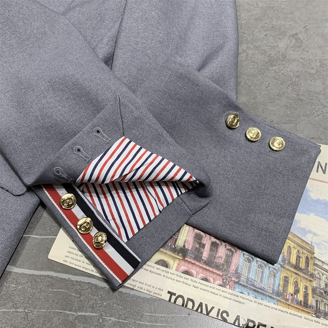 Women's Cotton Suit - Metal Button Front | Japanese Made