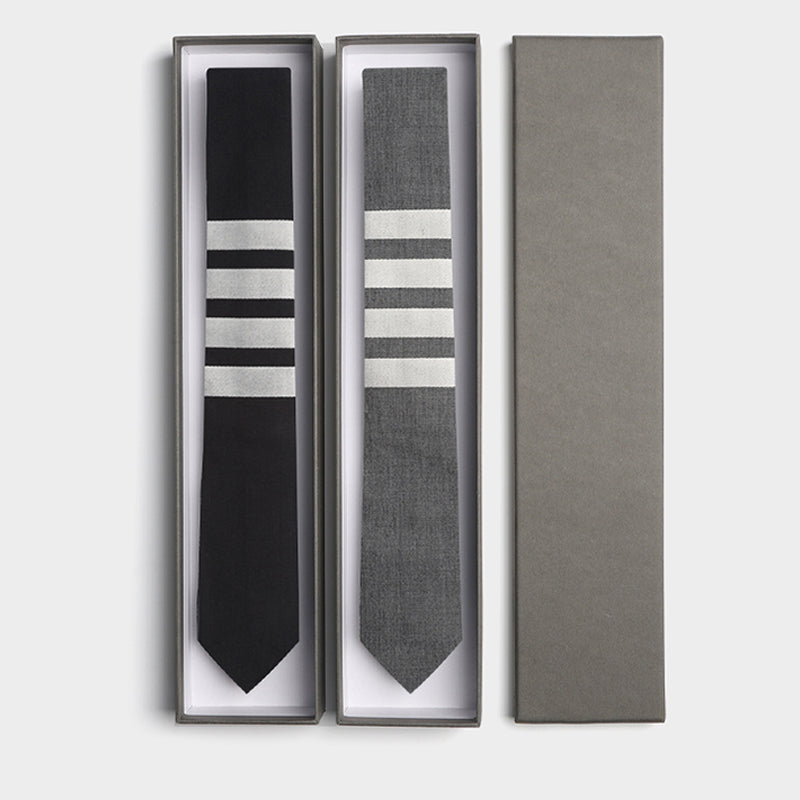 Thom BrowneSpring/Summer 4-Bar Signature Striped Grosgrain Tie
