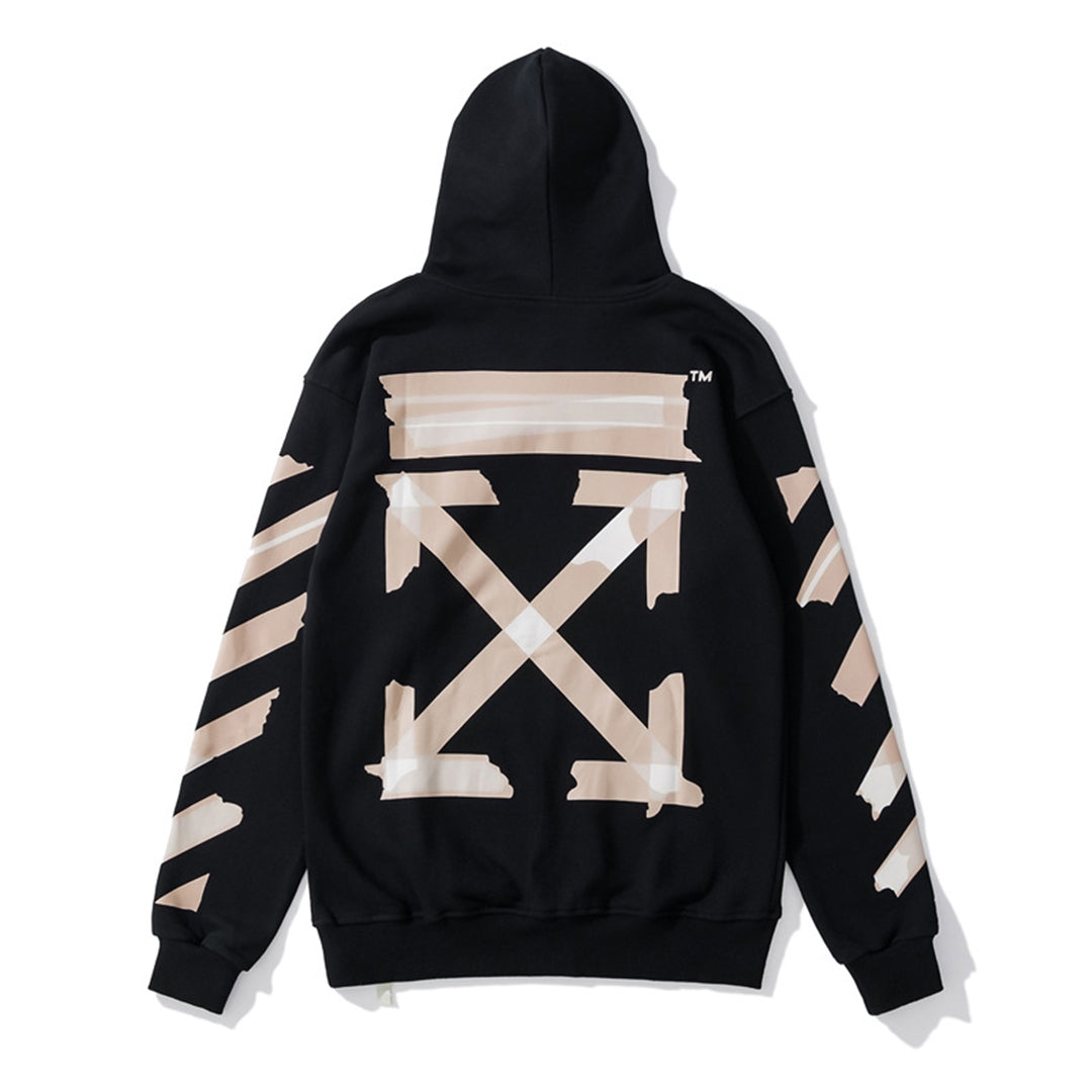 OFF-WHITELogo Print Oversized Hoodie – 100% Cotton