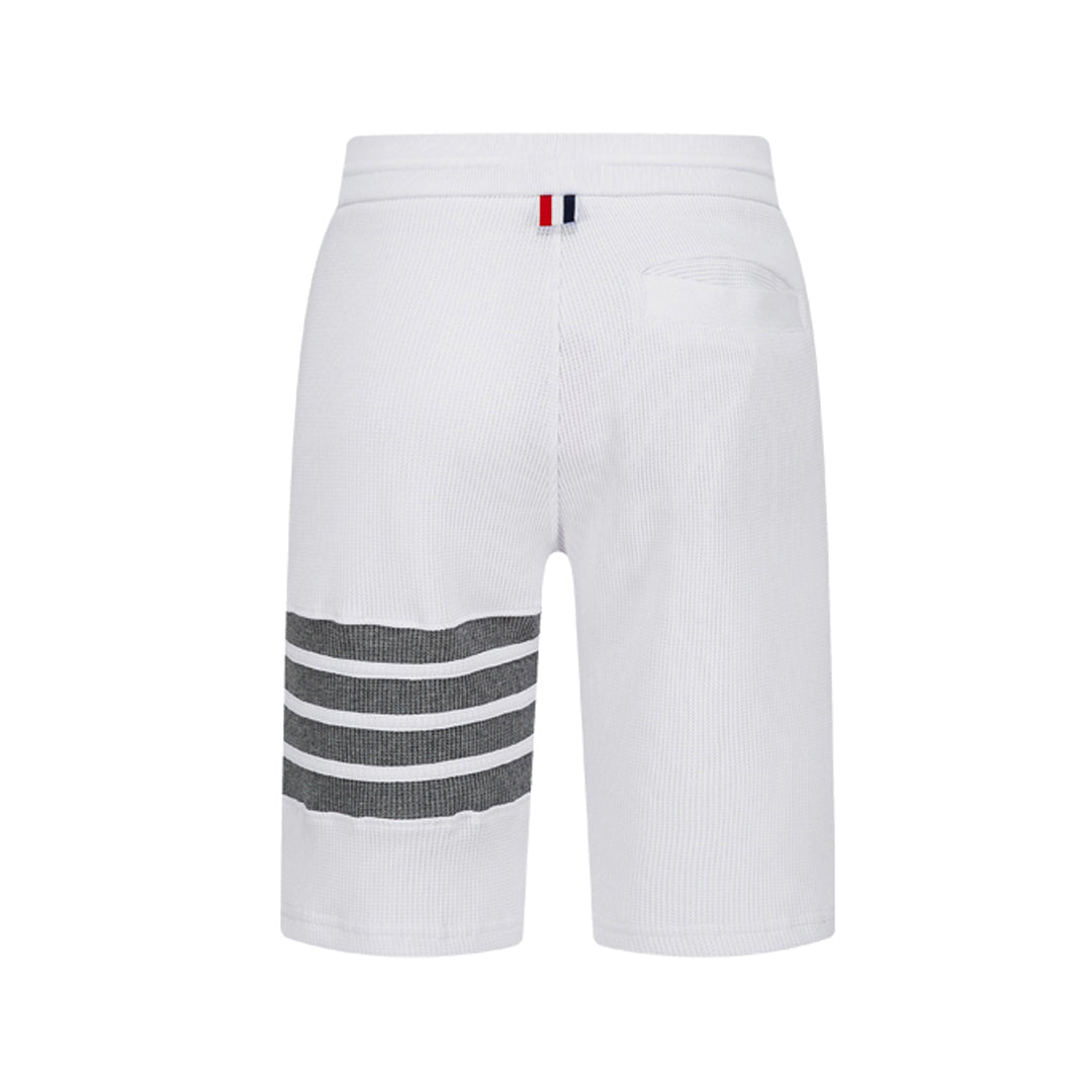 Thom BrowneMen's Sports Shorts - 100% Cotton Made in Japan with 4-Bar Detail