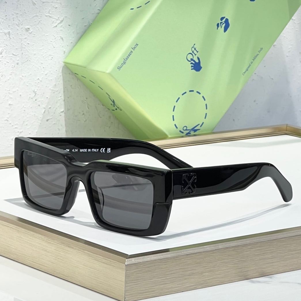 OFF-WHITE Signature Arrow Logo Sunglasses - Classic Acetate Frame (9 Styles)