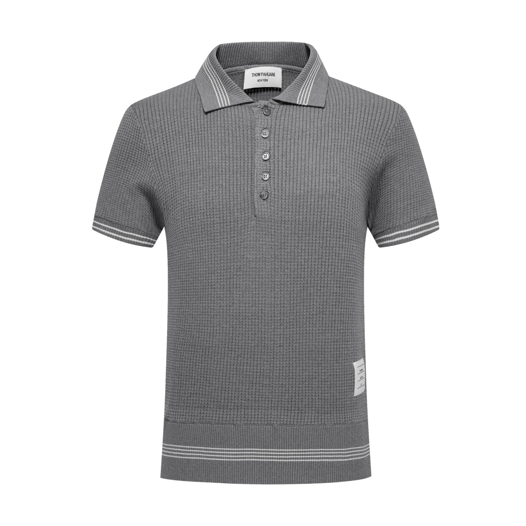 Waffle fabric POLO Shirt