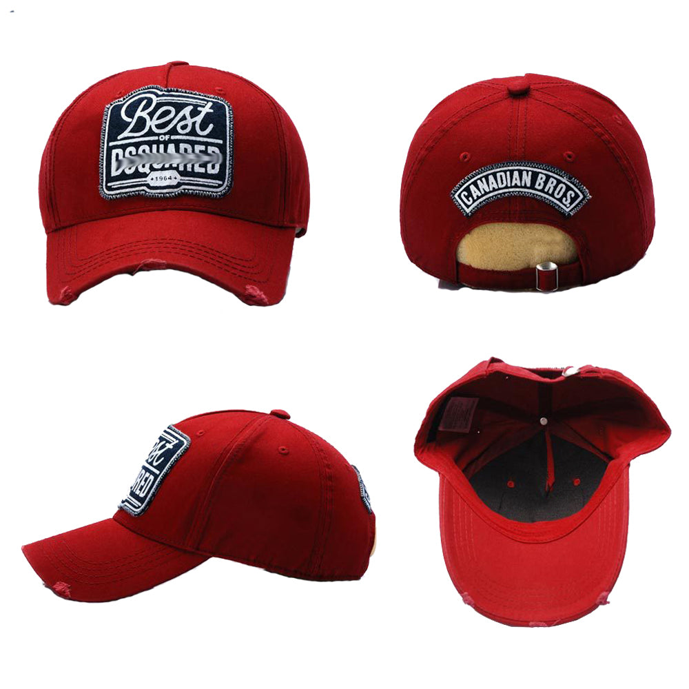 DSQ2 Premium Baseball Cap - Classic Adjustable Cotton Hat for Men & Women
