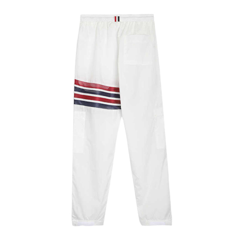 Thom BrowneMen's Four-Bar Casual Pants - 100% Cotton with Adjustable Backstrap