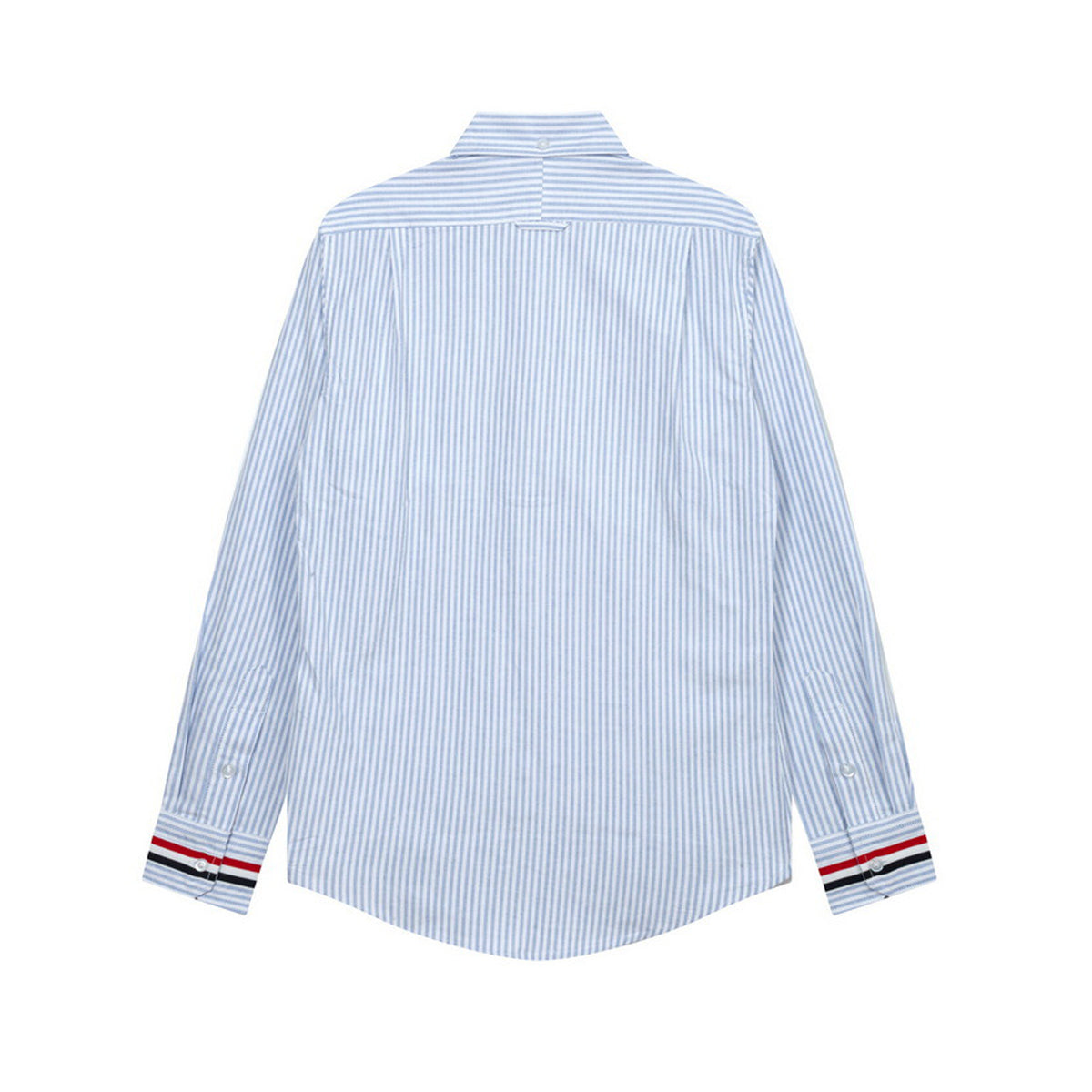 Thom BrownePremium 4-Bar Embroidered Oxford Elastic Shirt