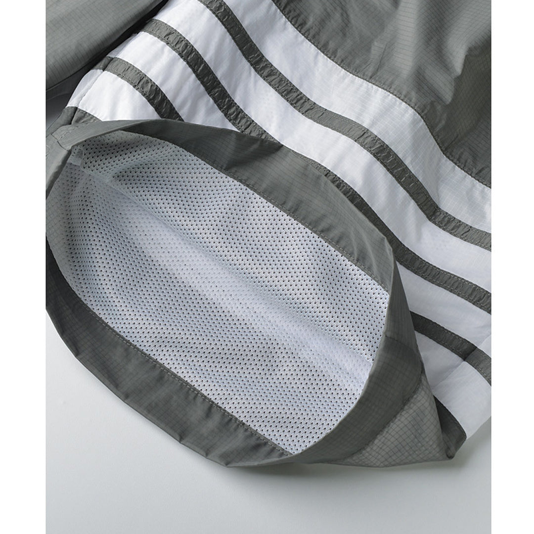 Thom BrowneMen's Sports Shorts - 100% Polyamide with 4-Bar Stripe Detail