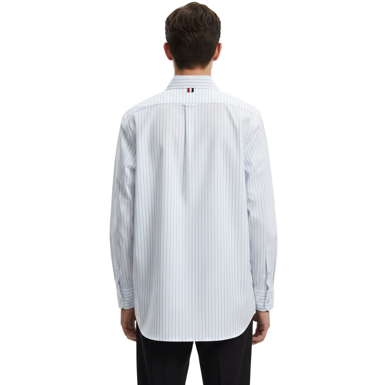 Thom Browne Men's Casual Business Shirt — 100% Cotton Button-Down Shirt