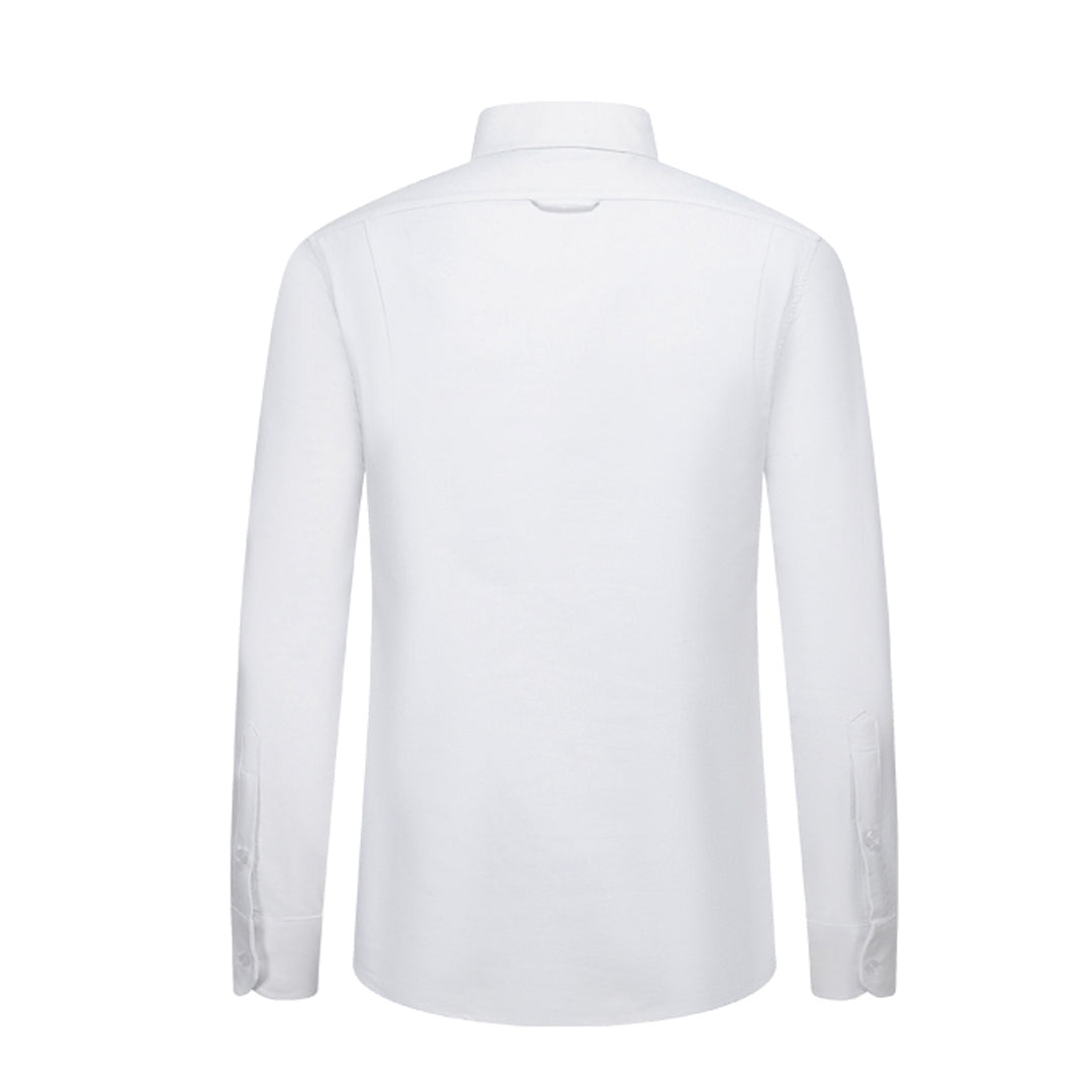 Men's Casual Oxford Shirt - 100% Cotton Button-Front Shirt
