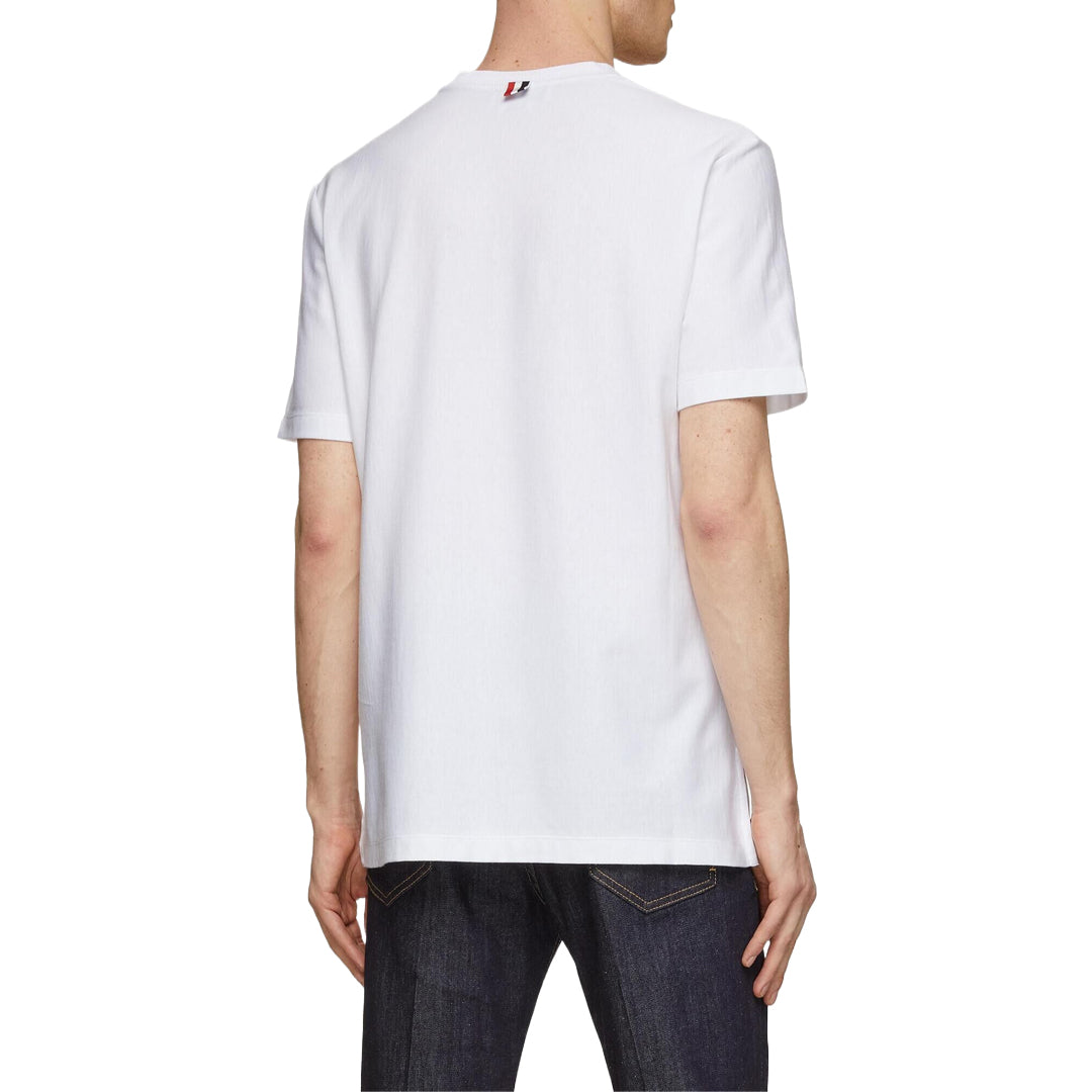 Thom BrowneAnchor embroidery T-shirt
