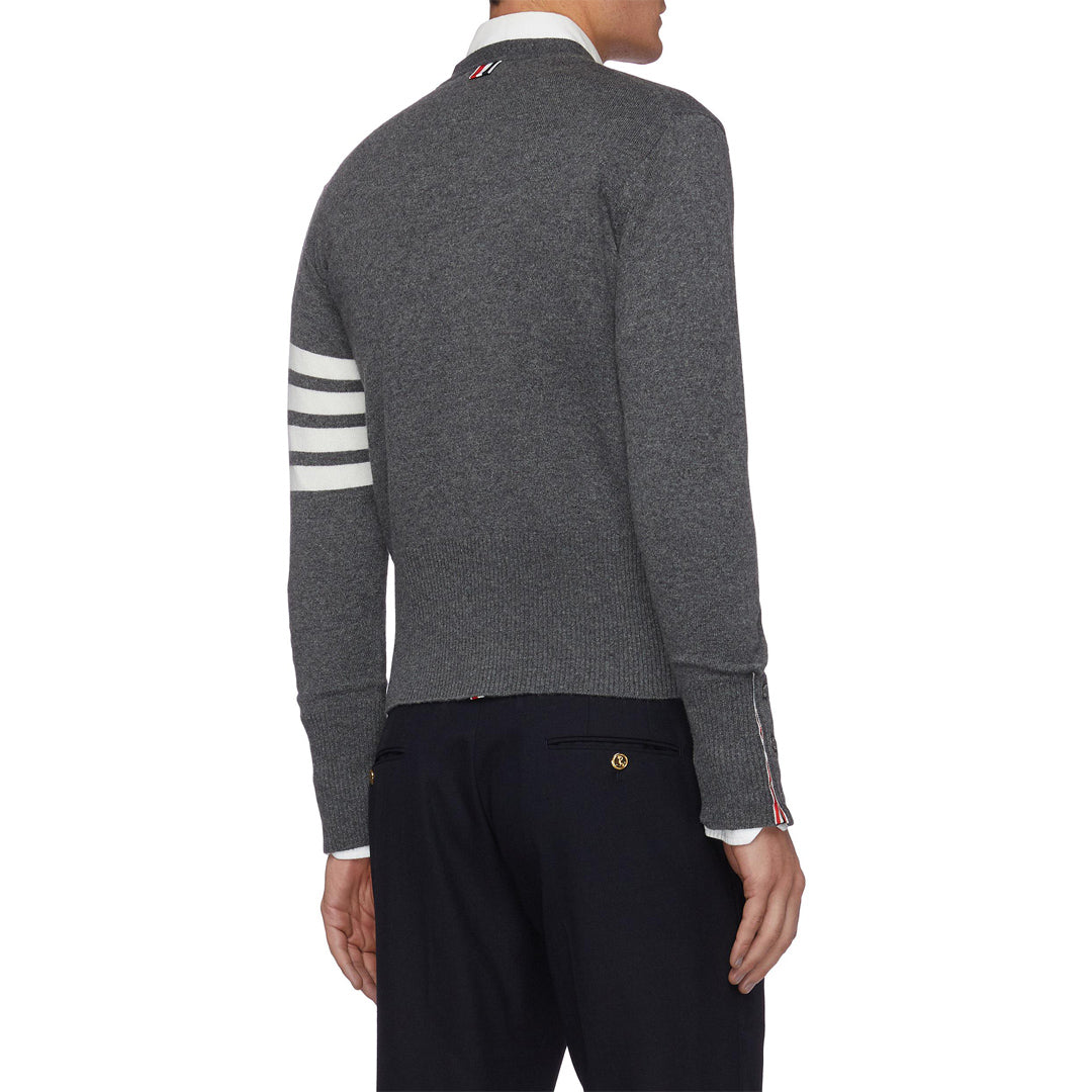 Thom BrowneV-Neck Knitted Cardigan