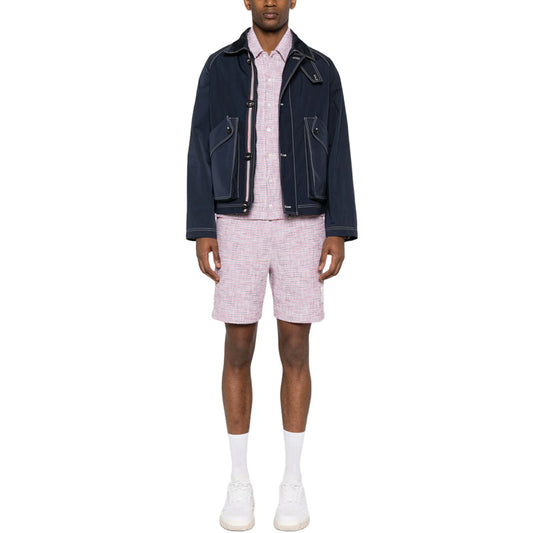 Thom BrowneCotton Hooded Jacket | 100% Cotton | 2-Way Zip Design
