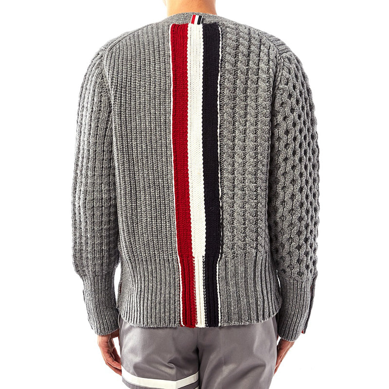 Thom BrowneMen's Classic Zip-Up Jacket with Signature Grosgrain Detail