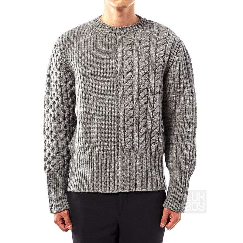 Thom BrowneMen's Classic Zip-Up Jacket with Signature Grosgrain Detail