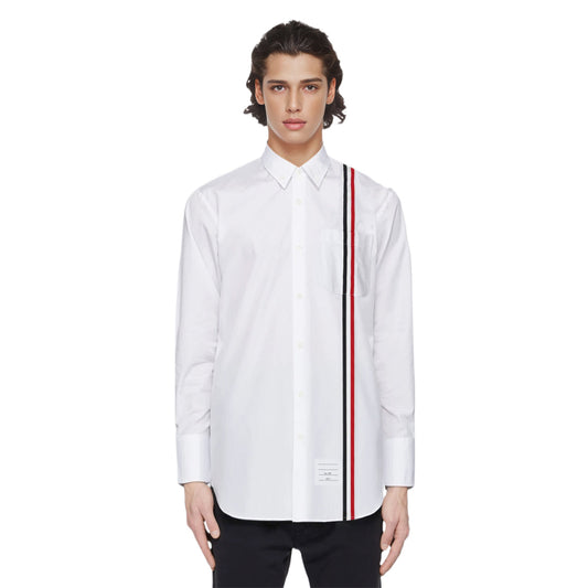 Thom BrowneClassic 4-Bar Casual Oxford Elastic Shirt