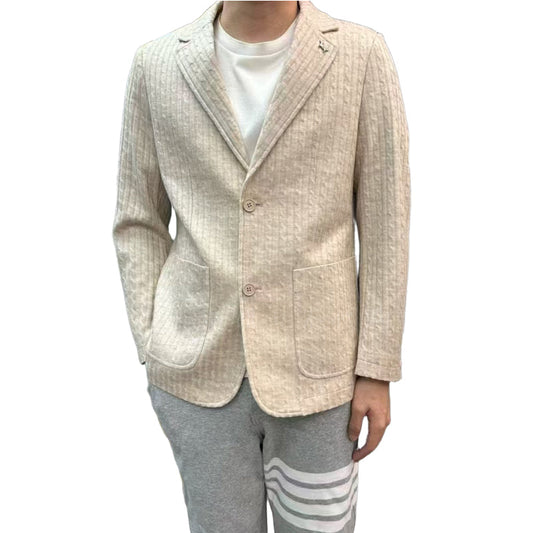 Thom BrowneCotton Hooded Casual Jacket | 2-Way Zip | Modern Comfort