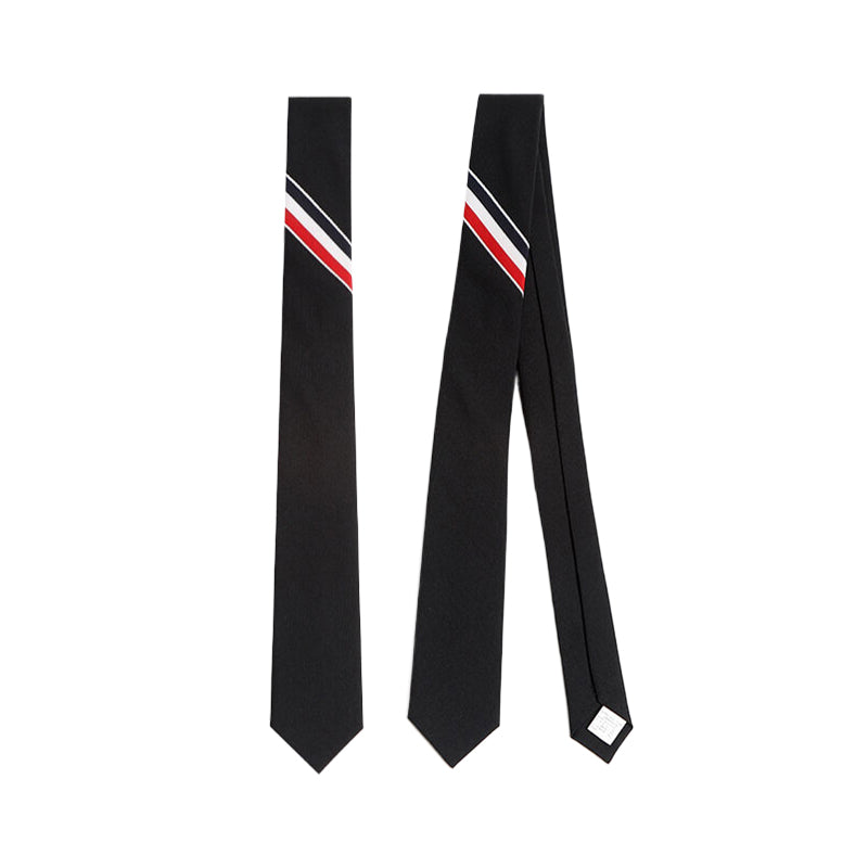 Thom BrowneMen's 4-Bar Oxford Elastic Tie - 2026 Collection